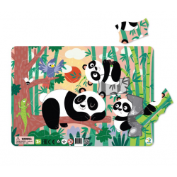 Puzzle Ramkowe Pandy