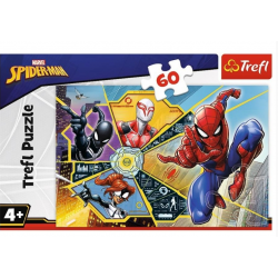 puzzle 60 el Spiderman w sieci