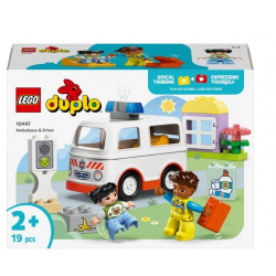 LEGO DUPLO KARETKA Z KIEROWCA