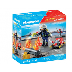 PLAYMOBIL STRAŻAK Z POMPĄ...