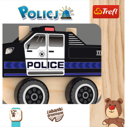 Zabawka drewniana - Policja...