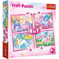 Puzzle 4w1 Magiczny Świat...