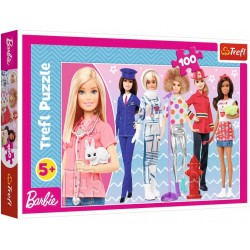 Puzzle 100 el. Barbie -...