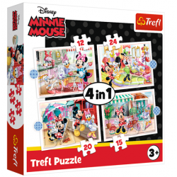 Trefl - Puzzle 4w1 Minnie z...