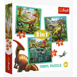 Trefl Puzzle 3W1 Niezwykły...