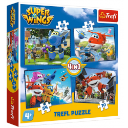 Trefl Puzzle 4W1 Super...